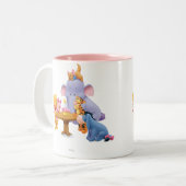 Pooh & Friends Birthday Two-Tone Coffee Mug (Front Left)