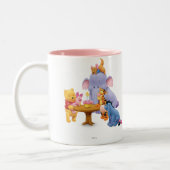 Pooh & Friends Birthday Two-Tone Coffee Mug (Left)