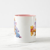Pooh & Friends Birthday Two-Tone Coffee Mug (Center)