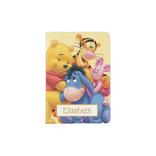 Pooh & Friends - Name Passport Holder