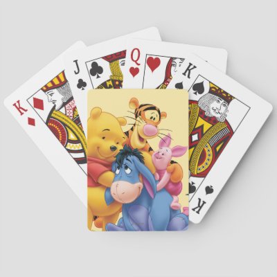 Pooh &amp; Friends Playing Cards