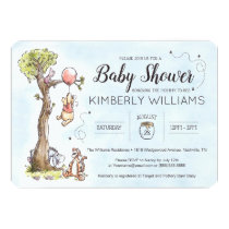 Pooh & Friends Watercolor | Baby Shower Invitation Pooh & Friends Watercolor | Baby Shower Invitation