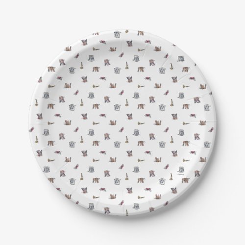 Pooh  Friends Watercolor  Baby Shower Paper Plates