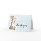 Pooh & Friends Watercolor | Baby Shower Thank You
