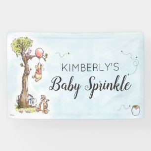 Pooh & Friends Watercolor Baby Sprinkle Sign