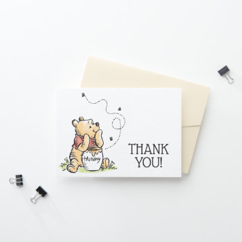 Pooh & Friends Watercolor | Birthday Thank You by winniethepooh at Zazzle