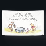 Pooh & Friends Watercolor | First Birthday Banner<br><div class="desc">Celebrate your little one’s special day with our Pooh & Friends Watercolor First Birthday Banner. Featuring Pooh Bear, Piglet, Tigger, and Eeyore in a soft watercolor design, this banner brings the magic of the Hundred Acre Wood to your first birthday celebration. Perfect for a Disney-themed party, it adds a whimsical...</div>