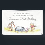 Pooh & Friends Watercolor | First Birthday Banner<br><div class="desc">Celebrate your little one’s special day with our Pooh & Friends Watercolor First Birthday Banner. Featuring Pooh Bear, Piglet, Tigger, and Eeyore in a soft watercolor design, this banner brings the magic of the Hundred Acre Wood to your first birthday celebration. Perfect for a Disney-themed party, it adds a whimsical...</div>