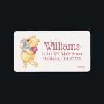 Pooh & Friends Watercolor | First Birthday Label<br><div class="desc">Invite all your family and friends to your child's Winnie the Pooh themed Birthday Party with these personalized address labels.</div>