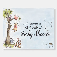 Pooh & Friends Watercolor Welcome Baby Shower