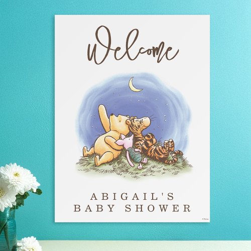 Pooh & Friends Watercolor Welcome Baby Shower
