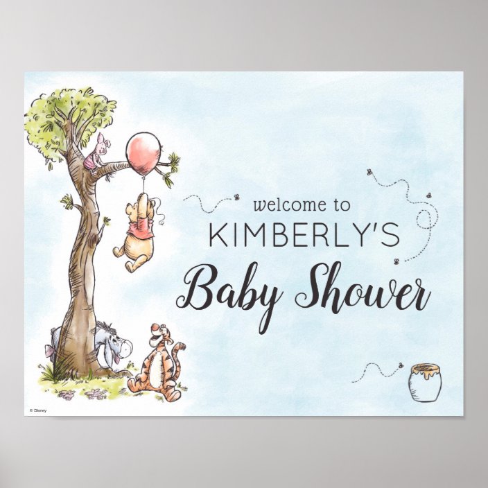 winnie the pooh welcome sign
