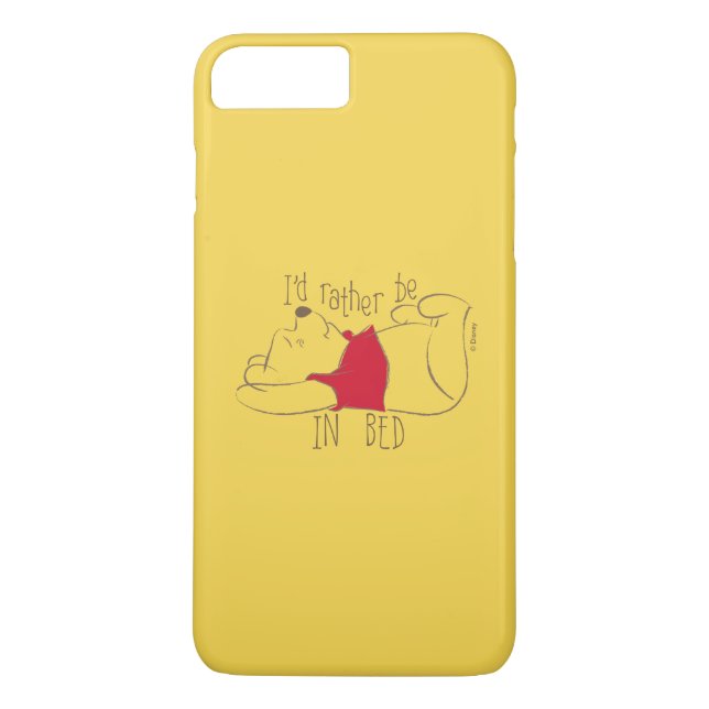 Pooh | I'd Rather Be in Bed Case-Mate iPhone Case (Back)