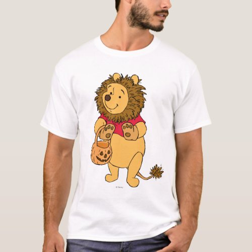 Pooh in Lion Costume T_Shirt