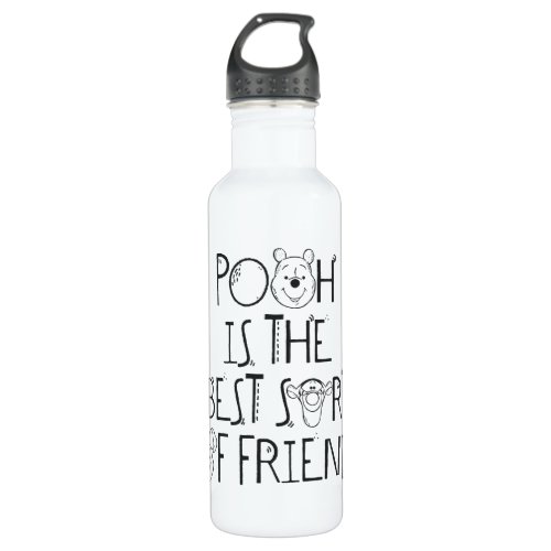 Pooh is the Best Sort of Friend Stainless Steel Water Bottle