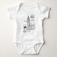Pooh | Littlest Big Deal In Town Baby Bodysuit at Zazzle