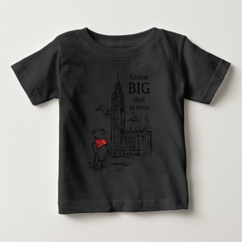 Pooh  Littlest Big Deal in Town Baby T_Shirt