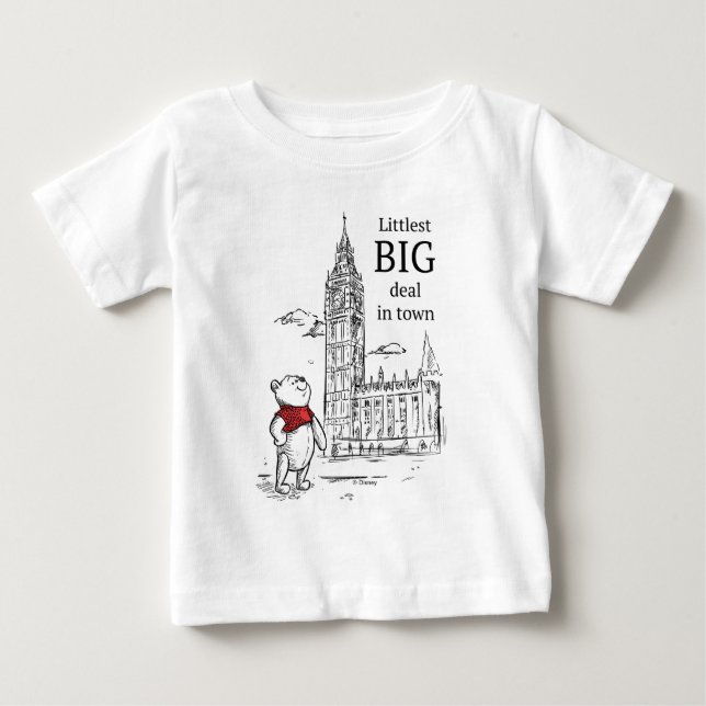 Pooh | Littlest Big Deal in Town Baby T-Shirt (Front)