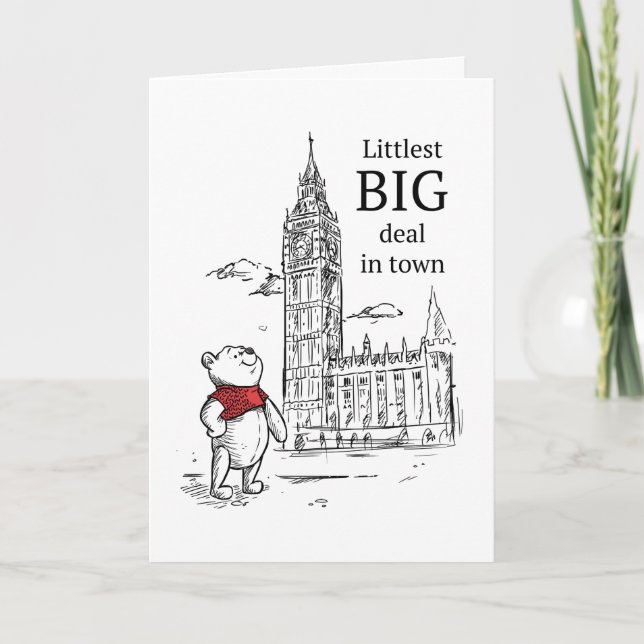 Pooh | Littlest Big Deal in Town Card (Front)