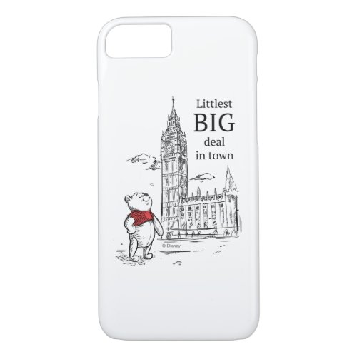 Pooh  Littlest Big Deal in Town iPhone 87 Case