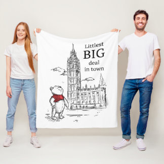 Pooh | Littlest Big Deal in Town Fleece Blanket