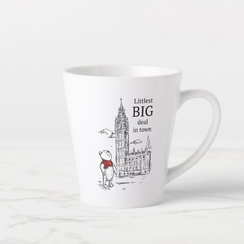 Pooh  Littlest Big Deal in Town Latte Mug