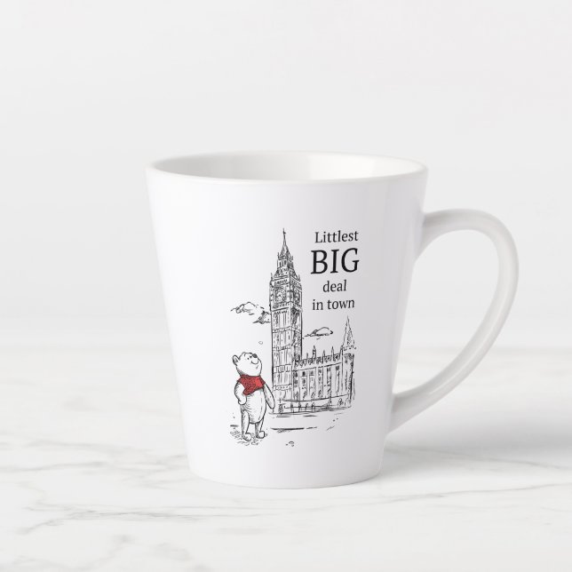 Pooh | Littlest Big Deal in Town Latte Mug (Right)