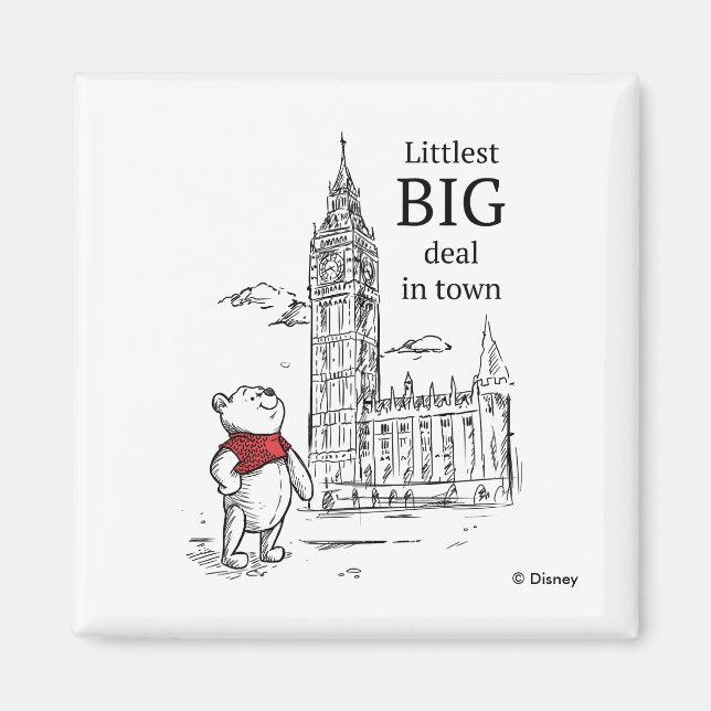 Pooh | Littlest Big Deal in Town Magnet (Front)