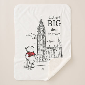 Pooh | Littlest Big Deal in Town Sherpa Blanket