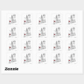 Pooh | Littlest Big Deal in Town Square Sticker | Zazzle