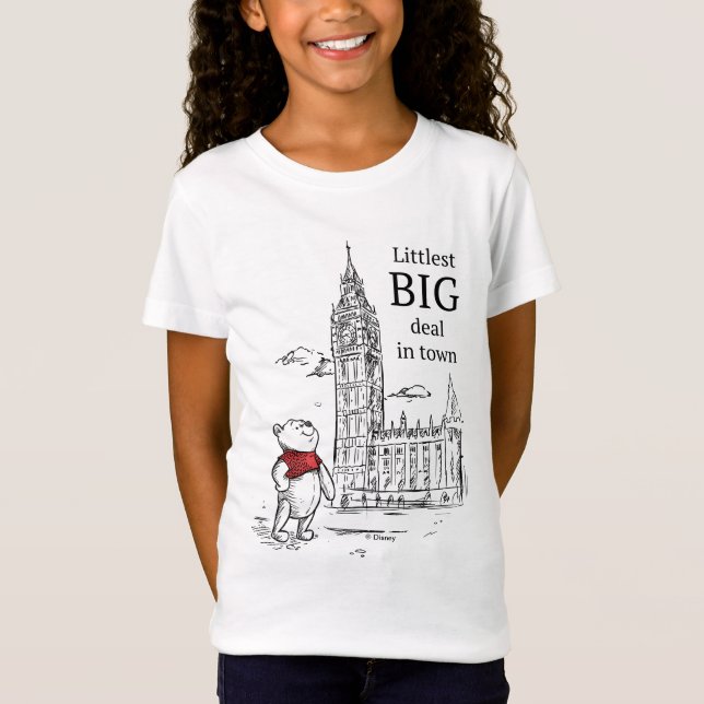 Pooh | Littlest Big Deal in Town T-Shirt (Front)
