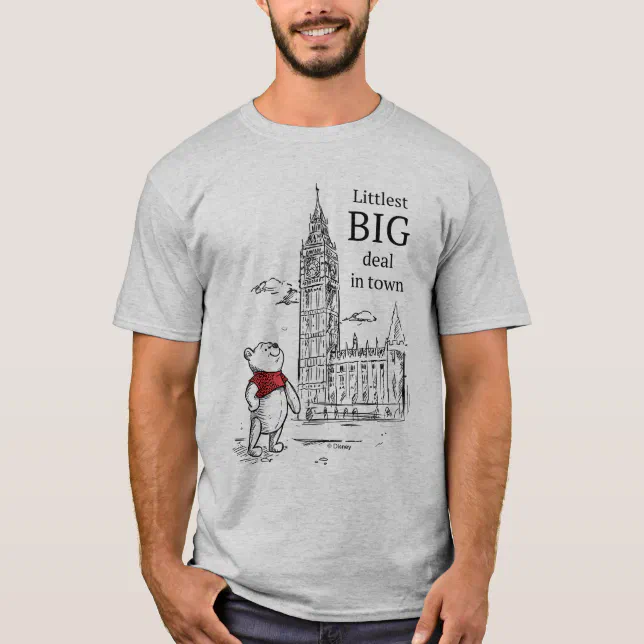 Pooh | Littlest Big Deal in Town T-Shirt | Zazzle