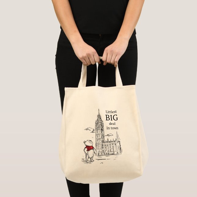 Pooh | Littlest Big Deal in Town Tote Bag (Front (Product))
