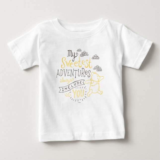 Pooh | My Sweetest Adventures Baby T-Shirt (Front)