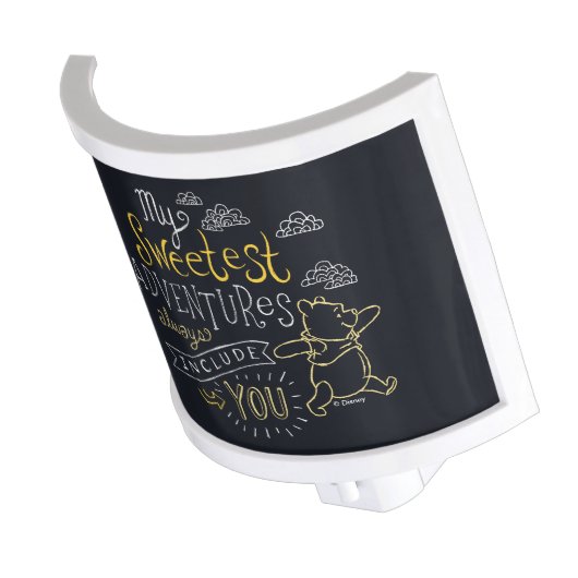 Pooh | My Sweetest Adventures Night Light (Angled)