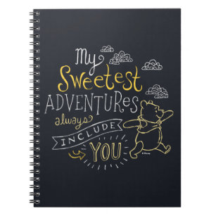 Pooh   My Sweetest Adventures Notebook