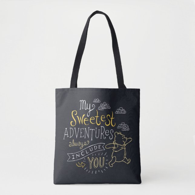Pooh | My Sweetest Adventures Tote Bag (Front)