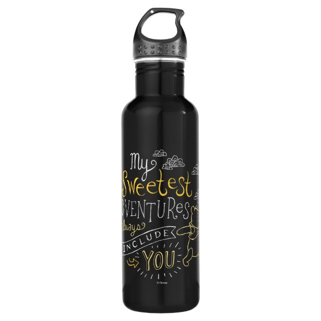 Pooh | My Sweetest Adventures Water Bottle (Front)