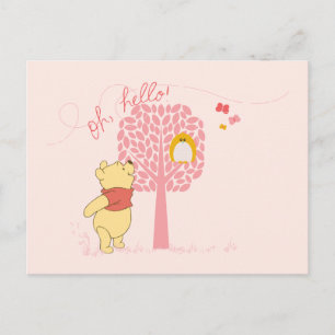 Pooh Outdoors - Oh, Hello! Postcard