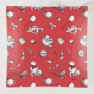 Pooh & Pals A Case of Important Things Pattern Trinket Tray