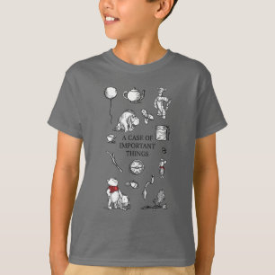 Pooh & Pals A Case of Important Things Quote T-Shirt