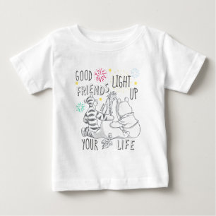 Pooh & Pals   Friends Light Up Your Life Baby T-Shirt