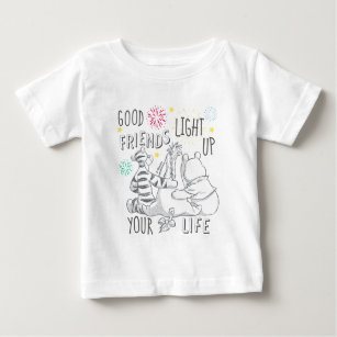 Pooh & Pals   Friends Light Up Your Life Baby T-Shirt