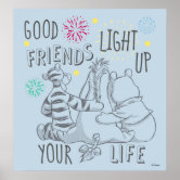 Pooh & Friends 5 Poster, Zazzle