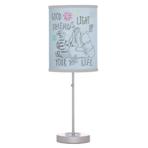 Pooh  Pals  Friends Light Up Your Life Table Lamp
