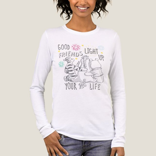 Pooh & Pals | Friends Light Up Your Life Tri-Blend Shirt (Front)
