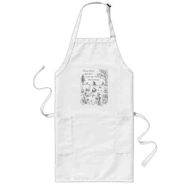 Pooh & Pals | The Very Best Something Quote Long Apron (Front)
