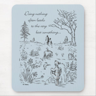 Pooh & Pals   The Very Best Something Quote Mouse Pad