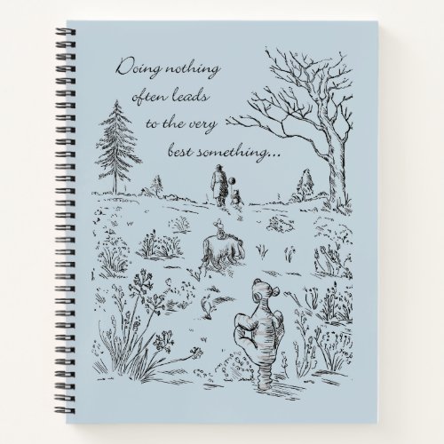 Pooh  Pals  The Very Best Something Quote Notebook