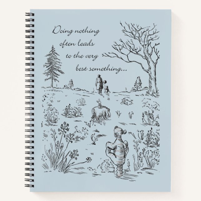 Pooh & Pals | The Very Best Something Quote Notebook (Front)